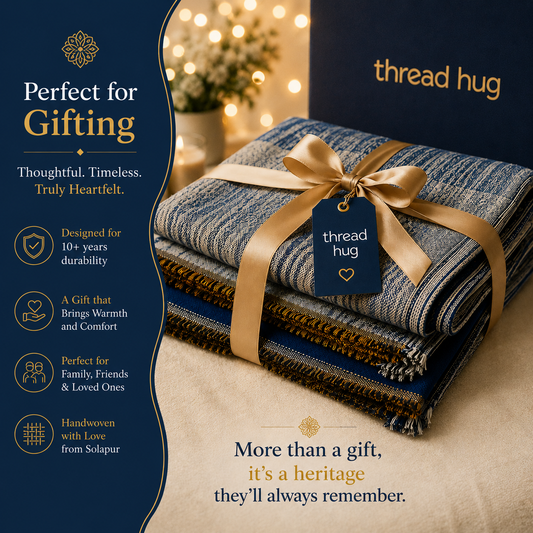 Blue Horizon Calm Solapur Blanket