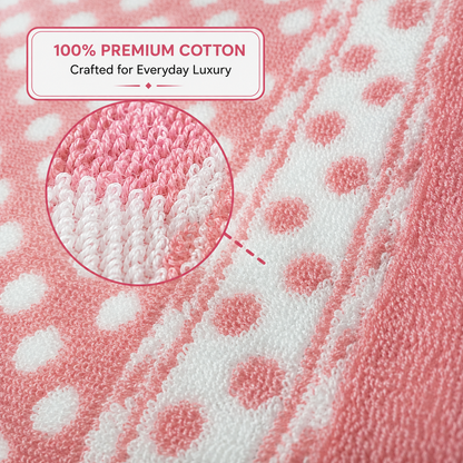 Blush Macaron & Matte Matcha Solapur Hand Towels | Set of 2