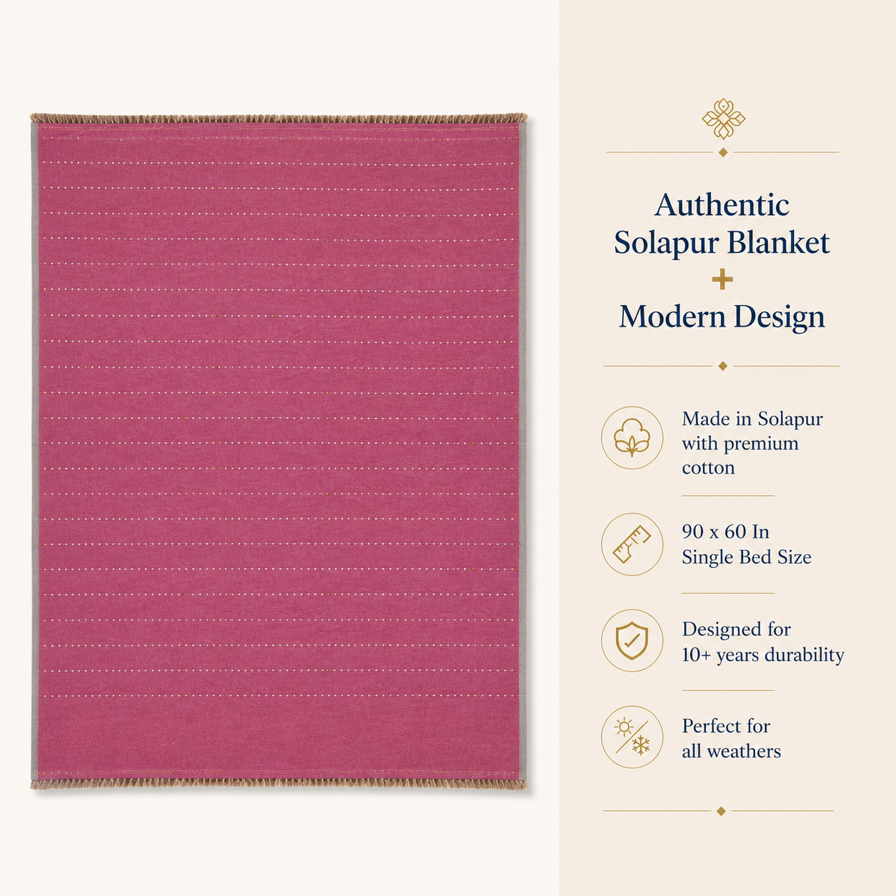 Berryline Cozy Vibe Solapur Blanket