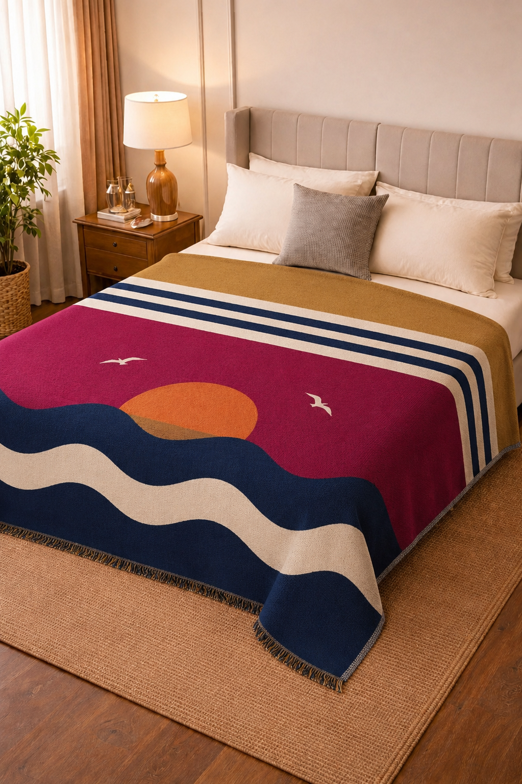 Sunrise Symphony Solapur Blanket