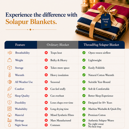 Sunrise Symphony Solapur Blanket