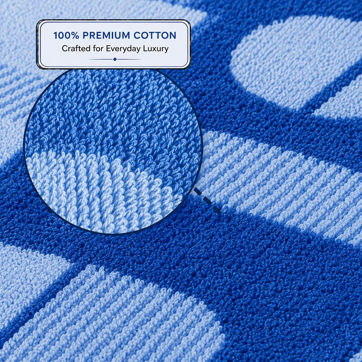 Neel Utsav Solapur Terry Towel - cotton texture detail